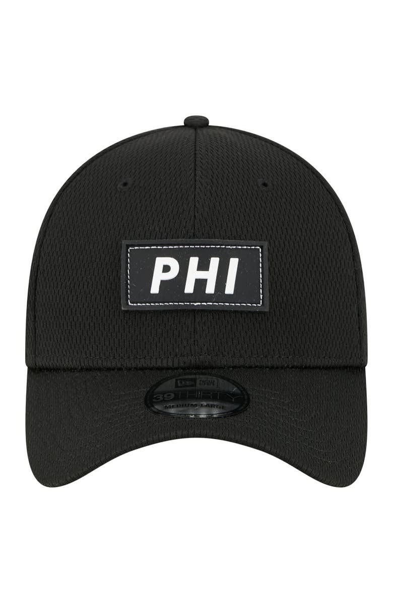 New Era Men
s New Era Black Philadelphia Eagles Scoreboard 39THIRTY Flex Hat, Alternate, color, Black