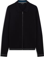 Ted Baker Lysand Cotton & Wool Zip-Up Jacket