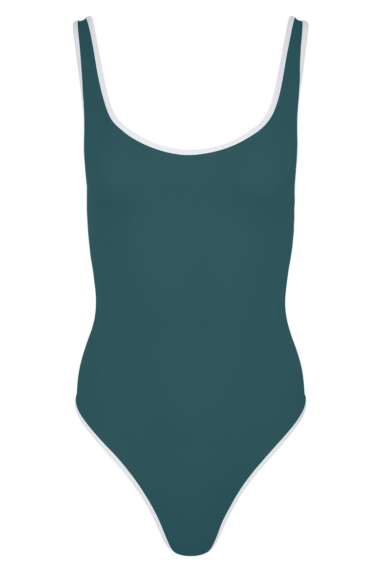 Arya One-Piece Swimsuit, Main, color, SEA MOSS