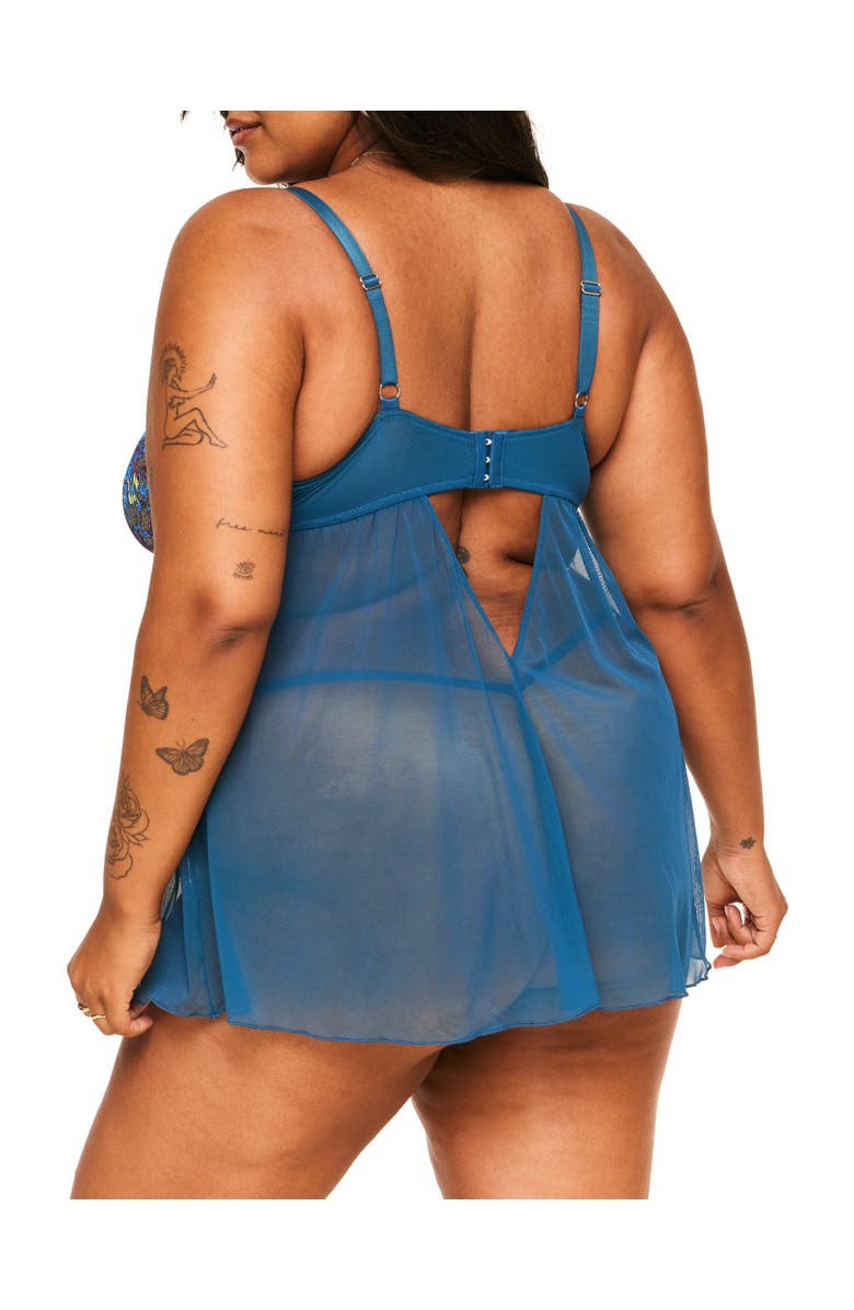 Adore Me Anatta Babydoll & G-String Set Lingerie, Alternate, color,