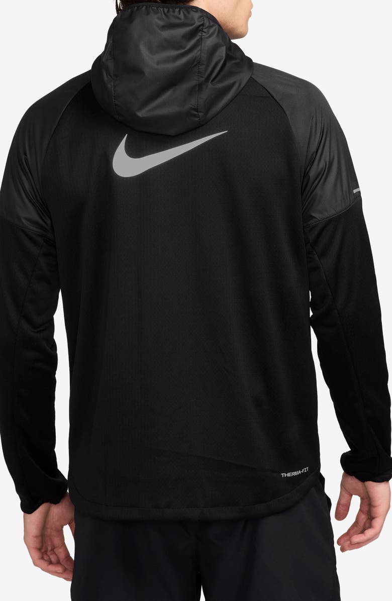 Nike Sphere Miler Therma-FIT Water Repellent Hooded Running Jacket, Alternate, color, 