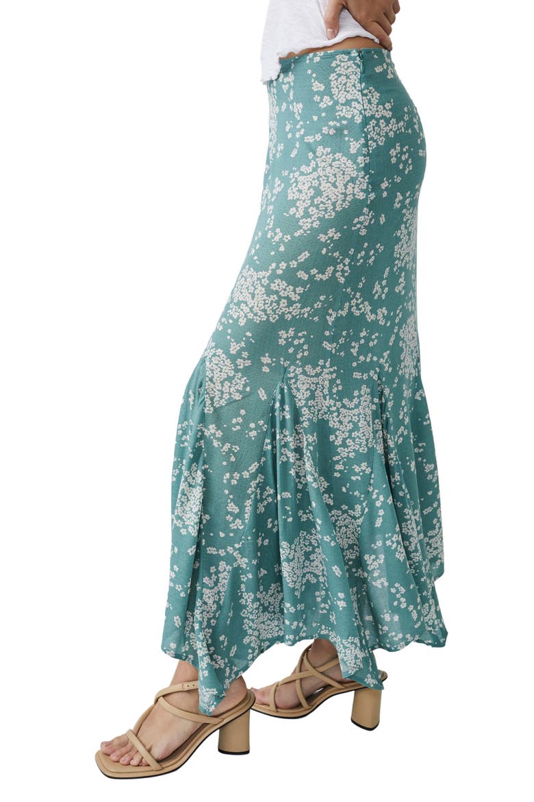 Backseat Glamour Maxi Skirt, Alternate, color, JADED COMBO