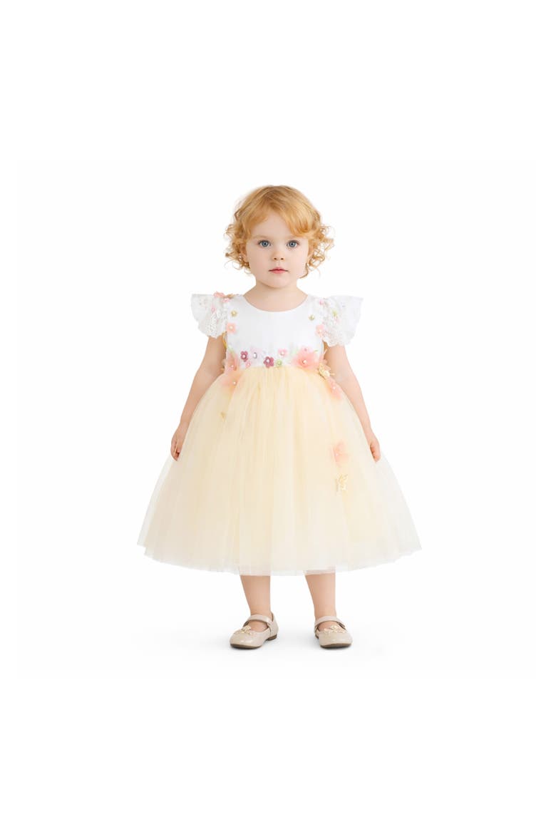 Madrone Fairy Dress, Alternate, color, Yellow