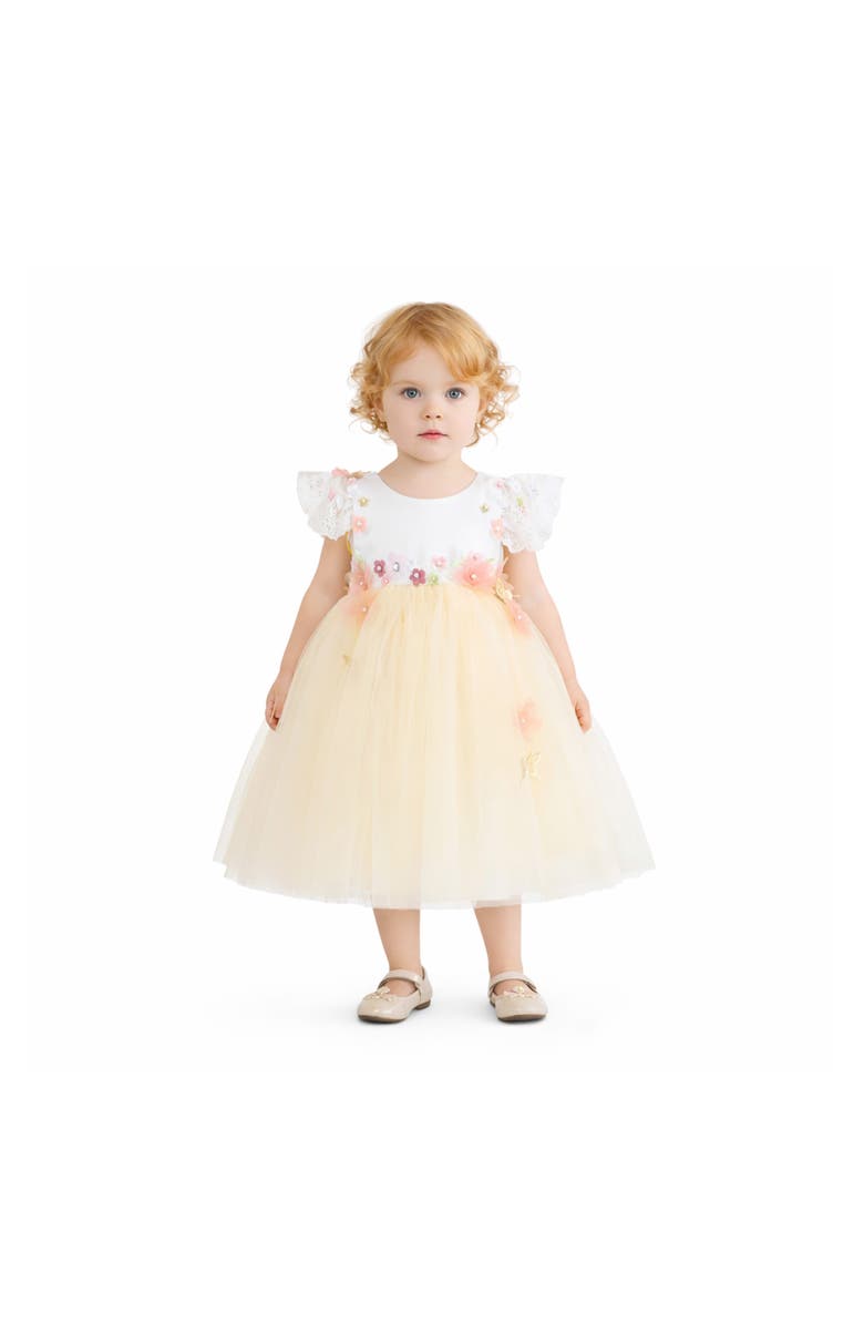 Tulleen Madrone Fairy Dress, Main, color, Yellow