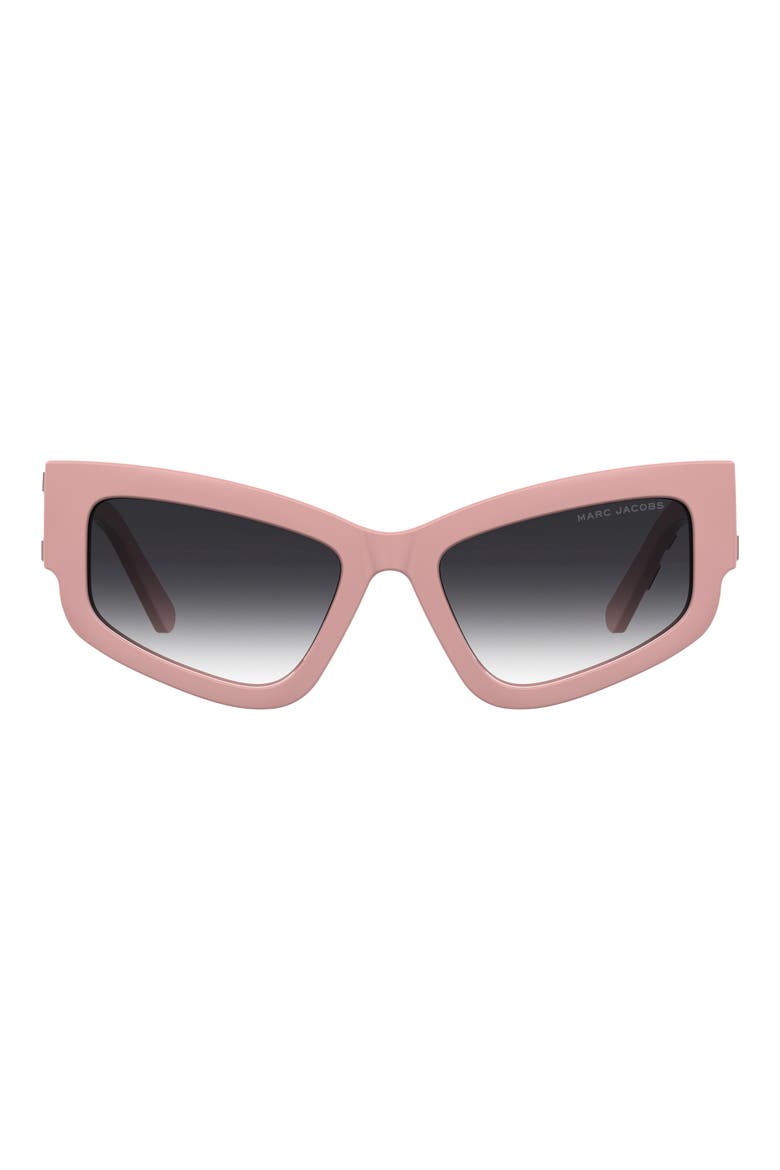 55mm Gradient Cat Eye Sunglasses, Main, color, PINK