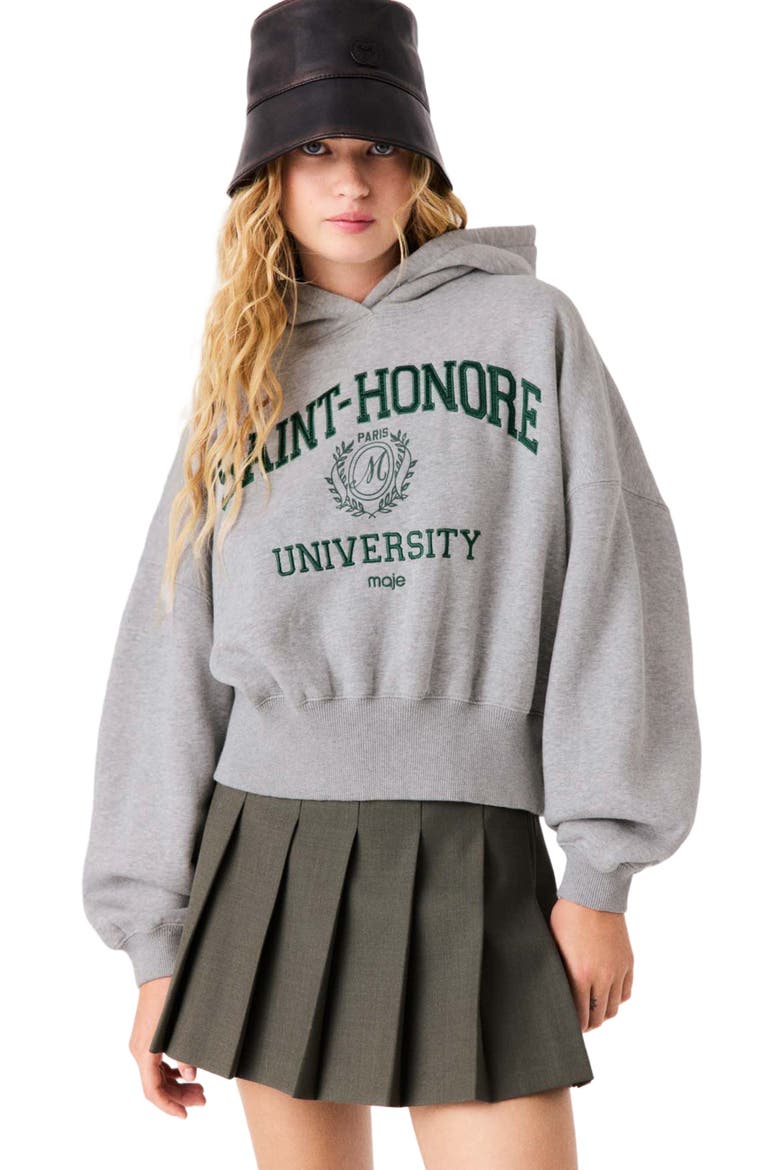 Hooded sweatshirt, Alternate, color, Light grey
