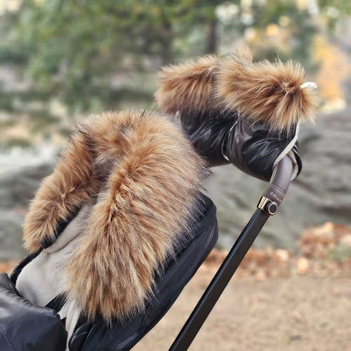 Cover Baby Llc Premium Handmuff Gloves With Wool In Brown