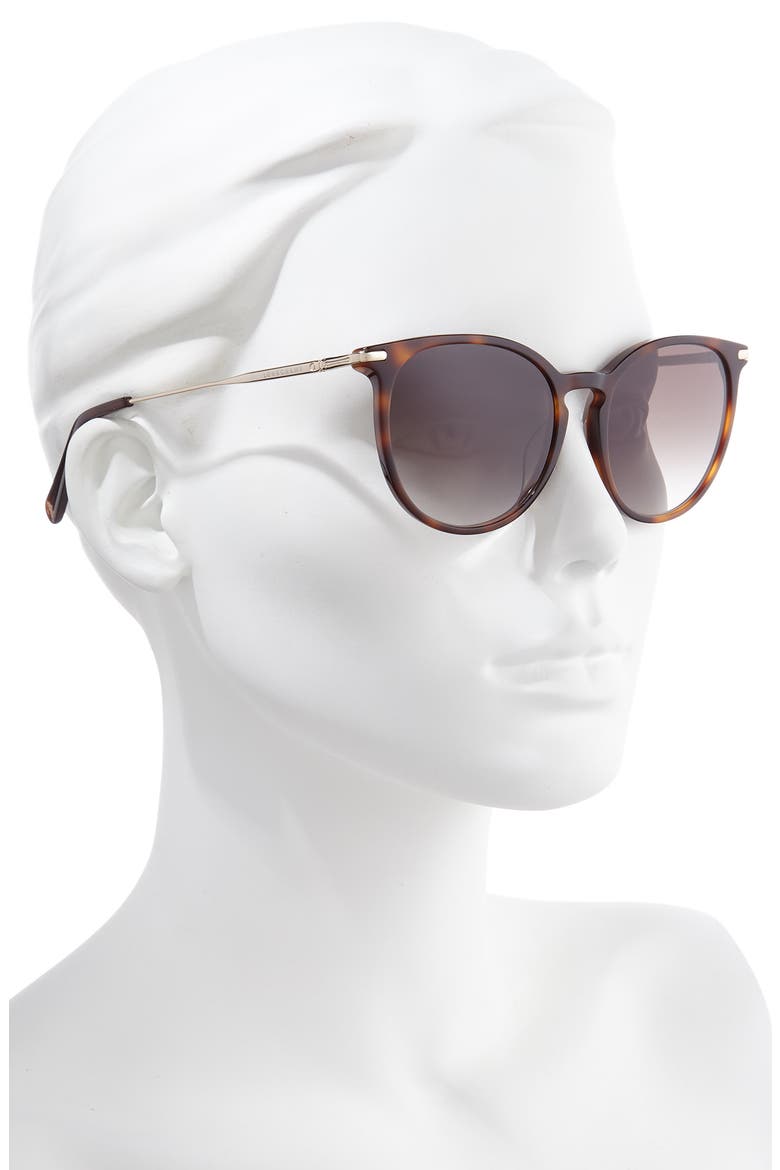 Roseau 54mm Round Sunglasses, Alternate, color, HAVANA/ KHAKI