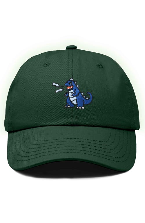 Dalix Big Lizard Cap In Dark Green