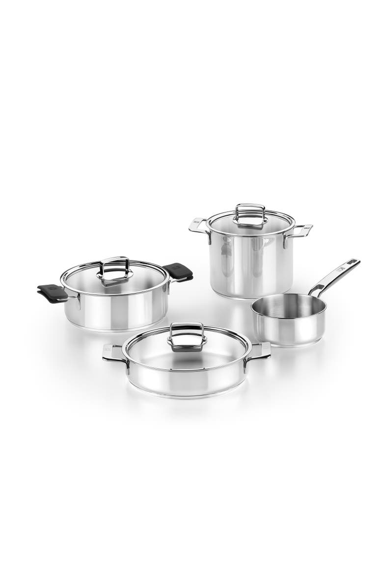 BRA Cookware Signature Stainless Steel Professional Saucepan, 6.3-Inch, 1.3-Quart, Alternate, color, Silver