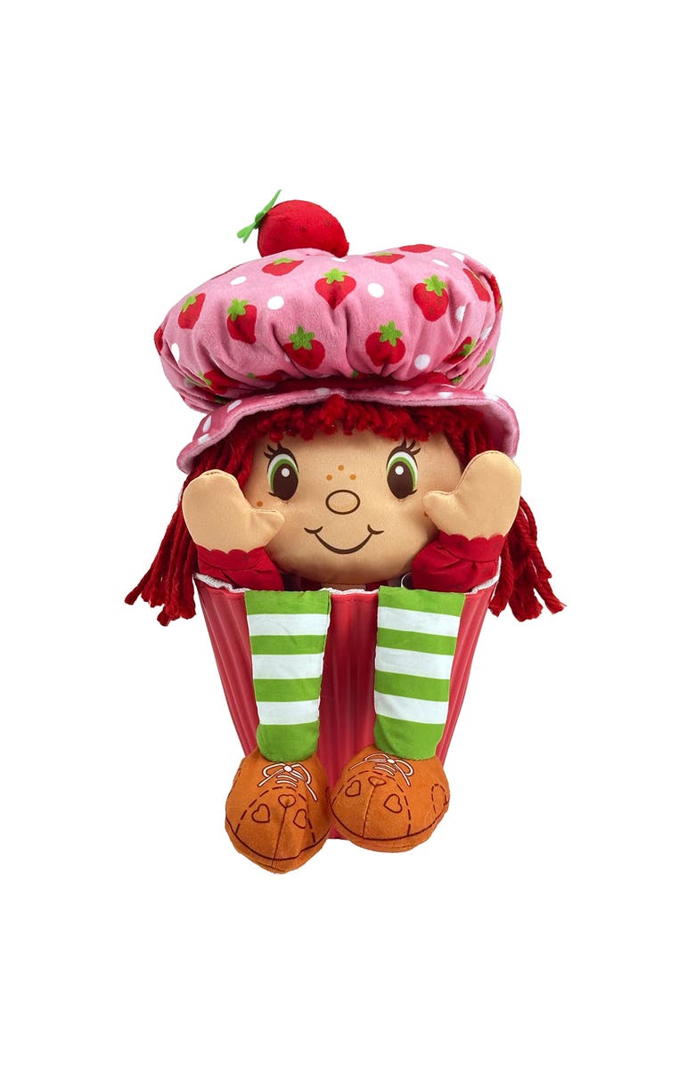 Strawberry Shortcake Pop n Flip 15 Inch Strawberry Shortcake Plush Doll, Alternate, color, Red