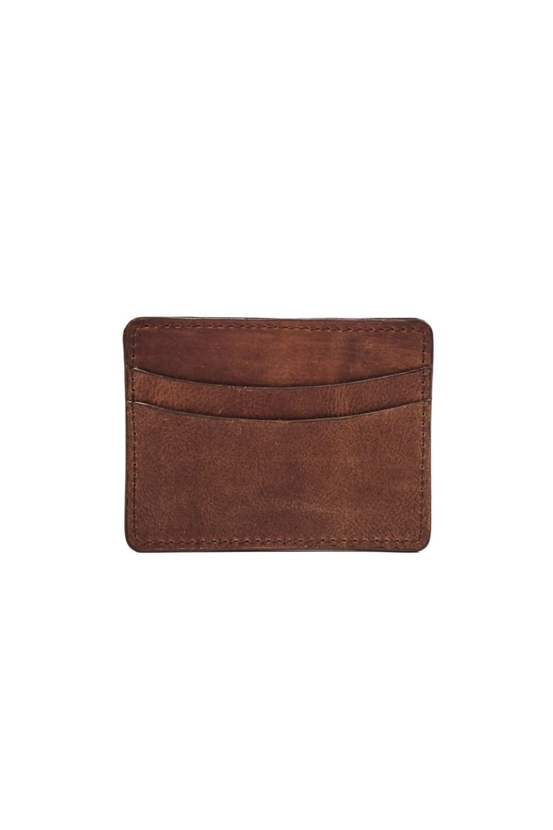Leather Cardholder, Alternate, color, Saddle (dark)