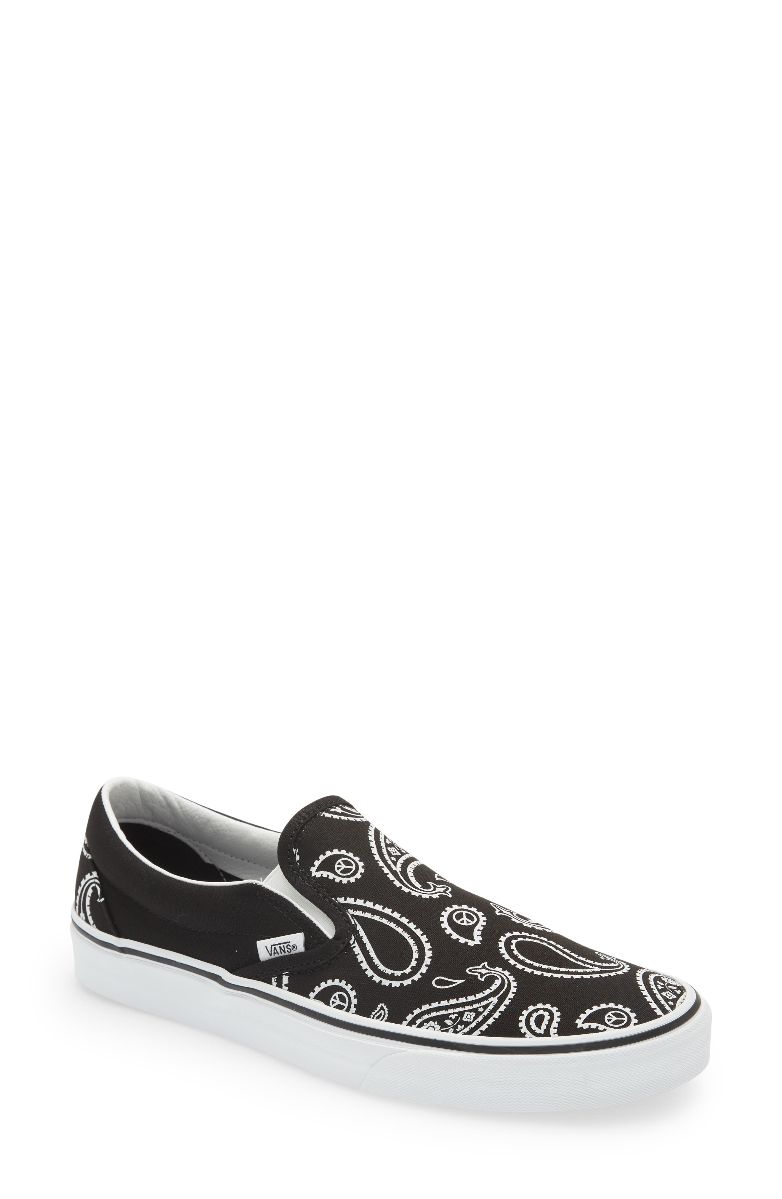 Vans Peace Paisley Classic Slip-On Sneaker, Main, color, 