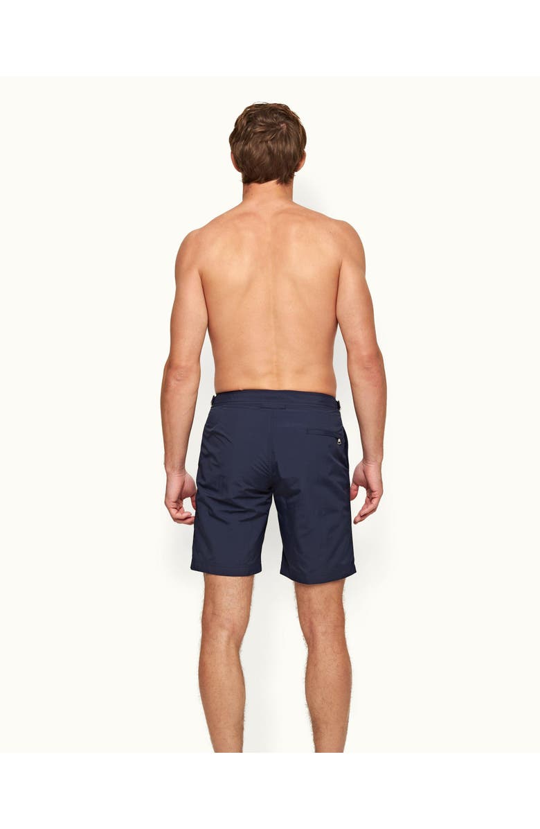 Orlebar Brown Dane Longest-Length Swim Shorts, Alternate, color, Navy