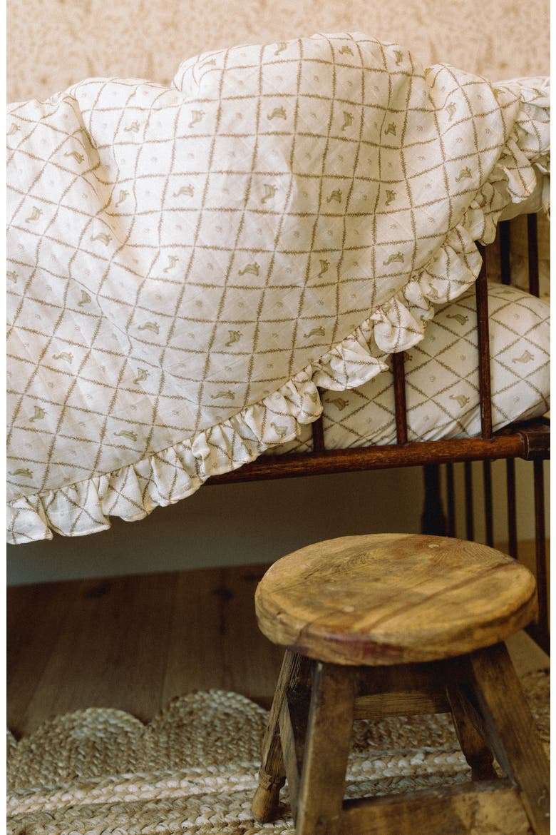 Organic Cotton Muslin Quilt & Sham Set, Alternate, color, DUCKS