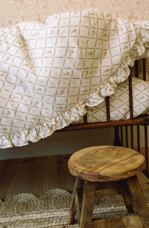 Oilo Organic Cotton Muslin Quilt & Sham Set In Ducks