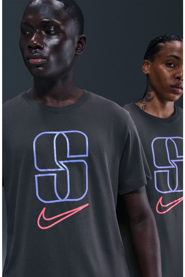 Sabrina Dri-FIT Basketball T-Shirt, Alternate, color, ANTHRACITE