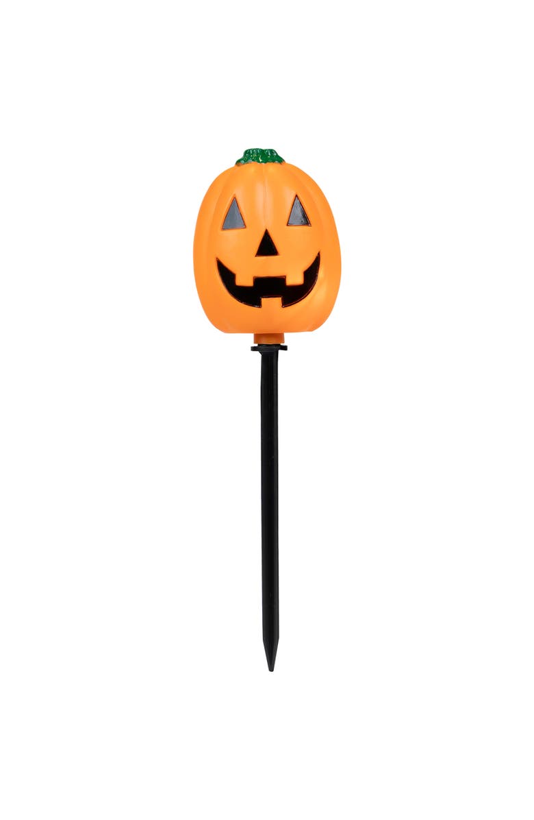 Northlight Lighted Jack-O-Lantern Halloween Outdoor Pathway Markers - 24" - Orange - Set of 5, Alternate, color, Orange