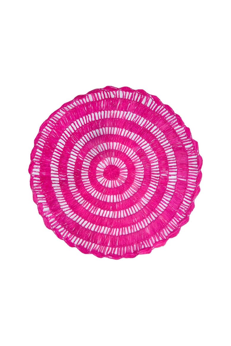 Buriti Straw Placemat, Main, color, Pink