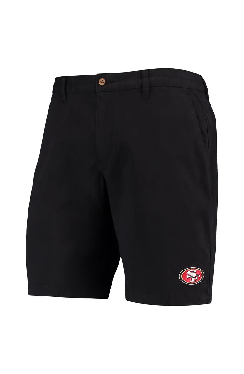 Tommy Bahama Men's Tommy Bahama Black San Francisco 49ers Boracay Tri-Blend Shorts, Alternate, color,