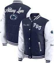 WEAR by Erin Andrews Women's WEAR by Erin Andrews Navy Penn State Nittany Lions Varsity Puffer Jacket