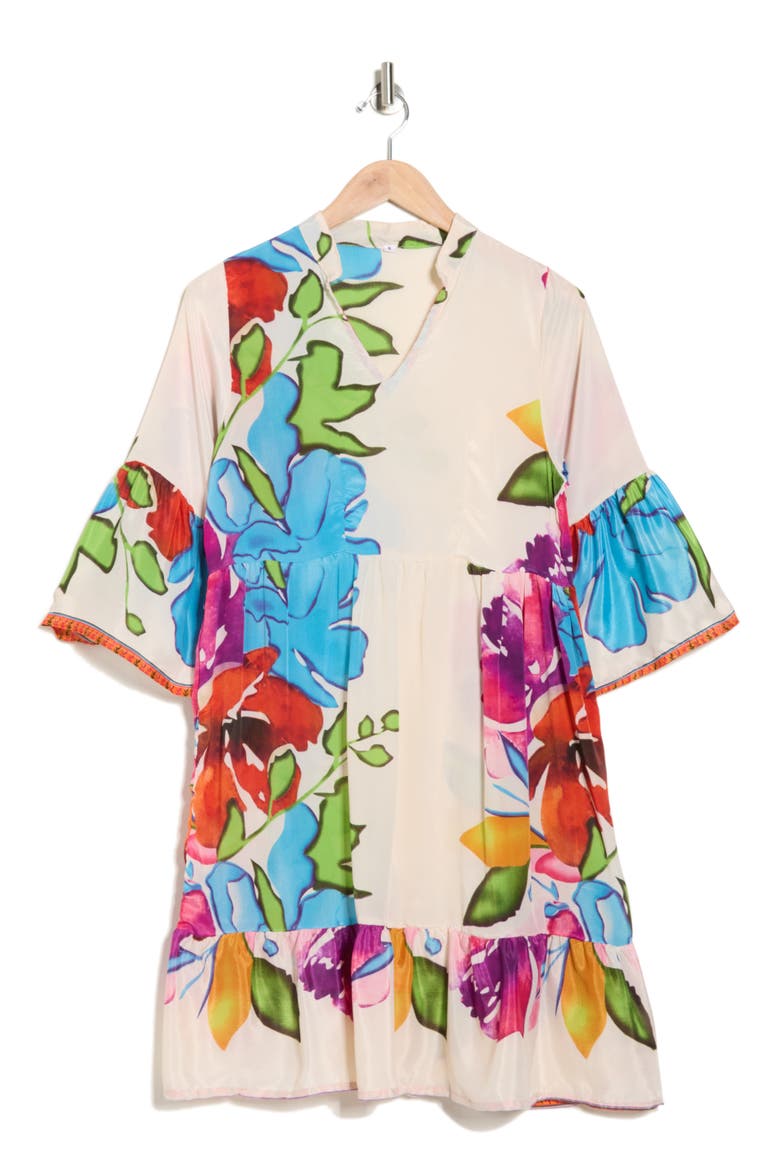 Short Swing Dress, Alternate, color, WHITE MULTI