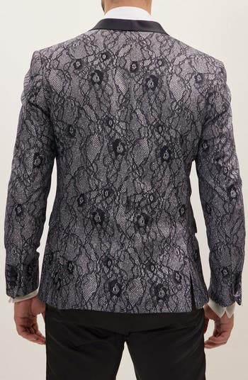 Shawl Collar Lace Formal Jacket