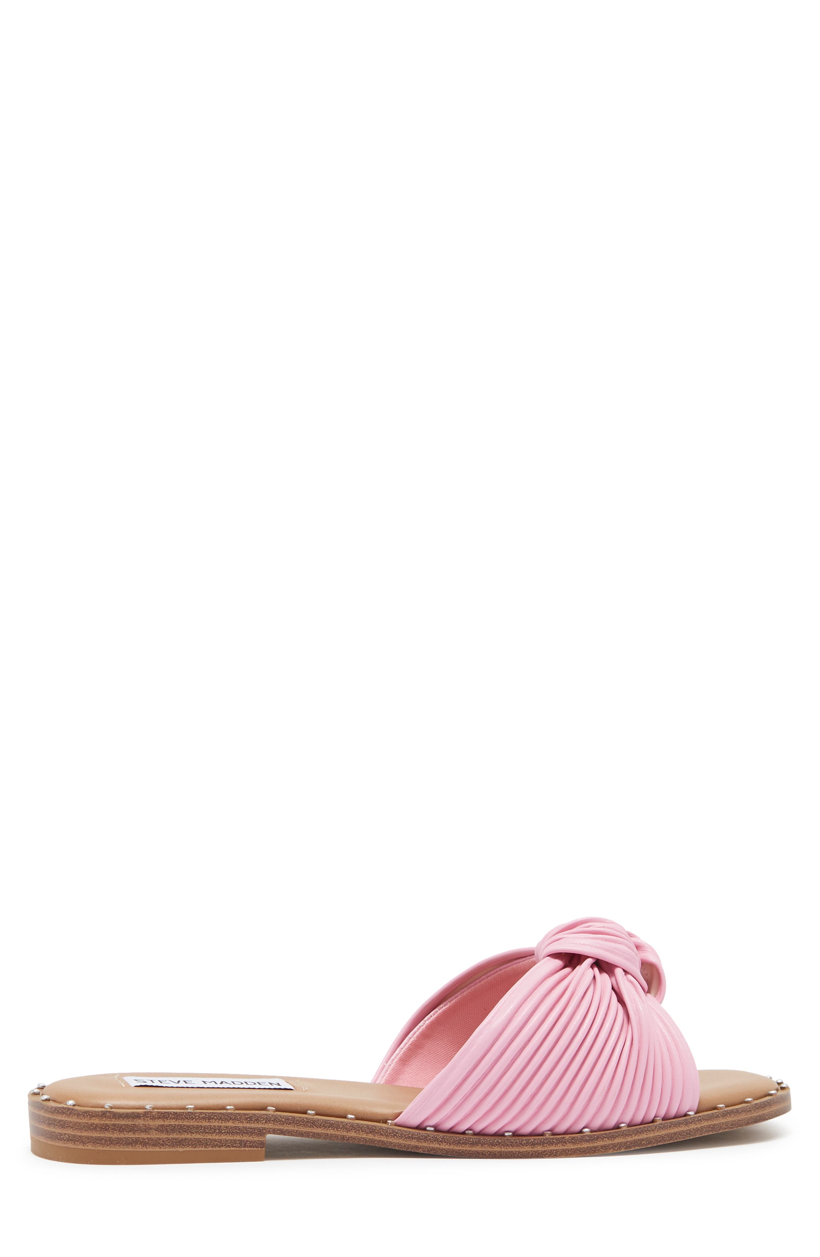 Willow Knot Slide Sandal, Alternate, color, PINK PU