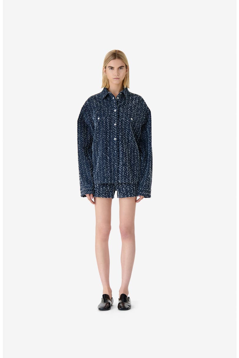 Velini Denim Shirt Jacket, Main, color, Denim Curl