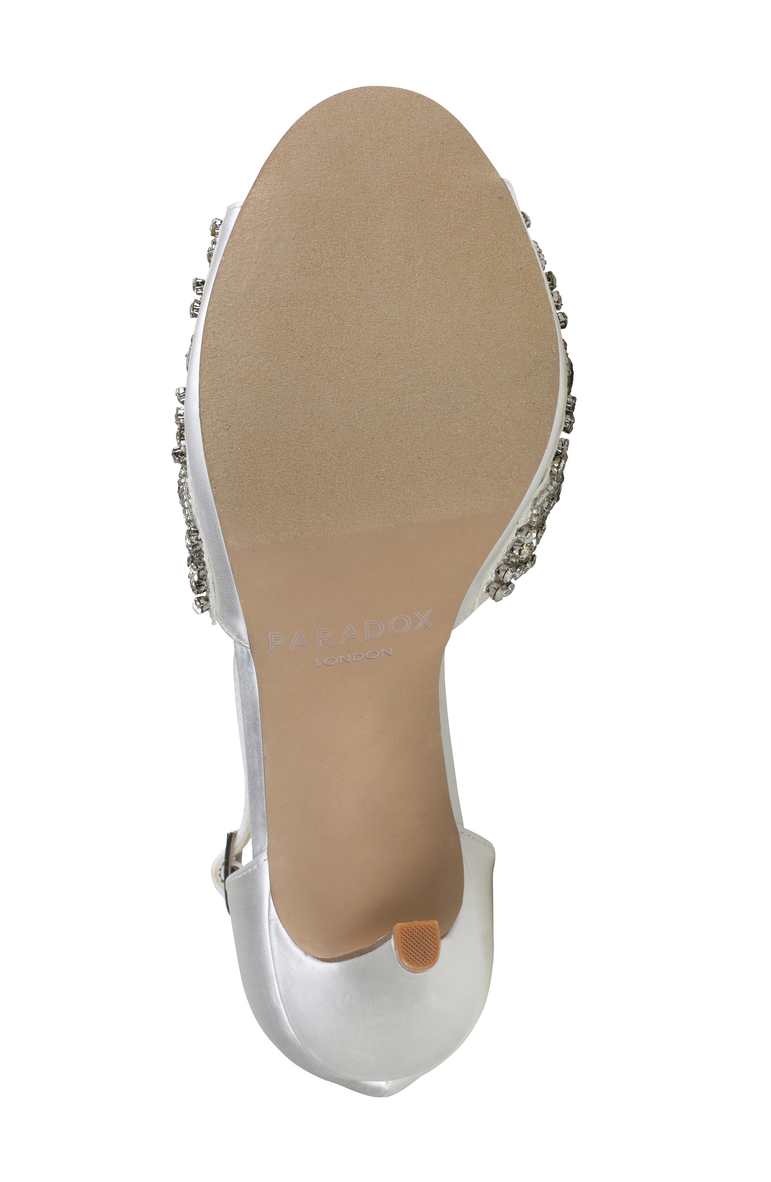 Paradox London Pink Elin Strappy Sandal, Alternate, color, Ivory