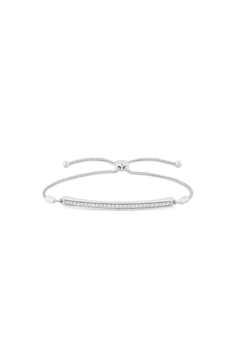 Seed2Stone Pavé-All-Day Slide Bracelet, Main, color, Silver