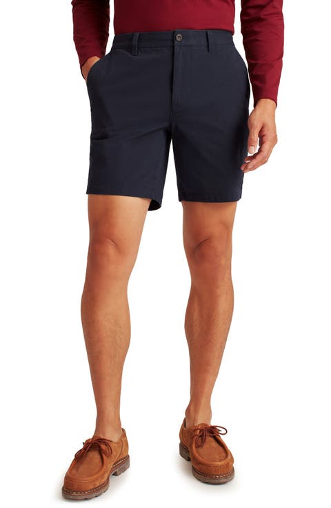 Washed Stretch Cotton Chino Shorts