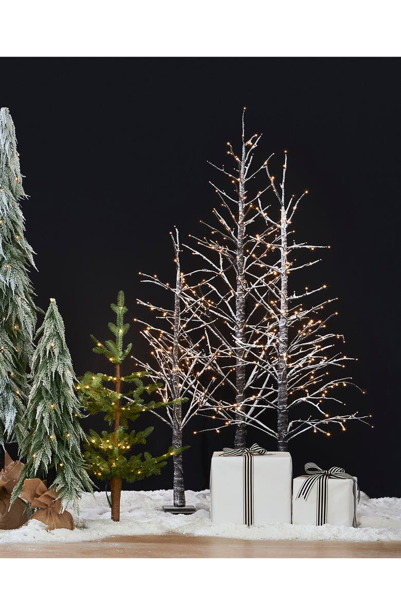 Balsam Hill Snowy Branch LED Tree, Alternate, color,