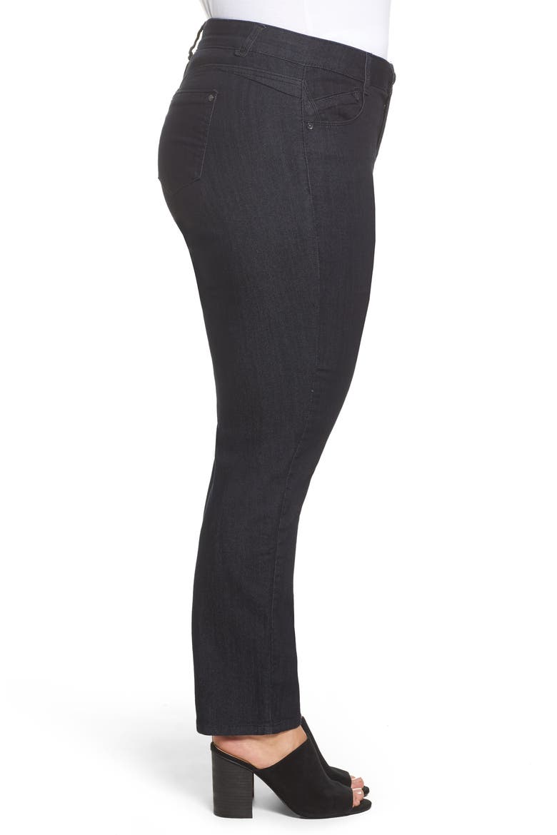 Ab-Solution Straight Leg Jeans (Nordstrom Exclusive), Alternate, color, INDIGO