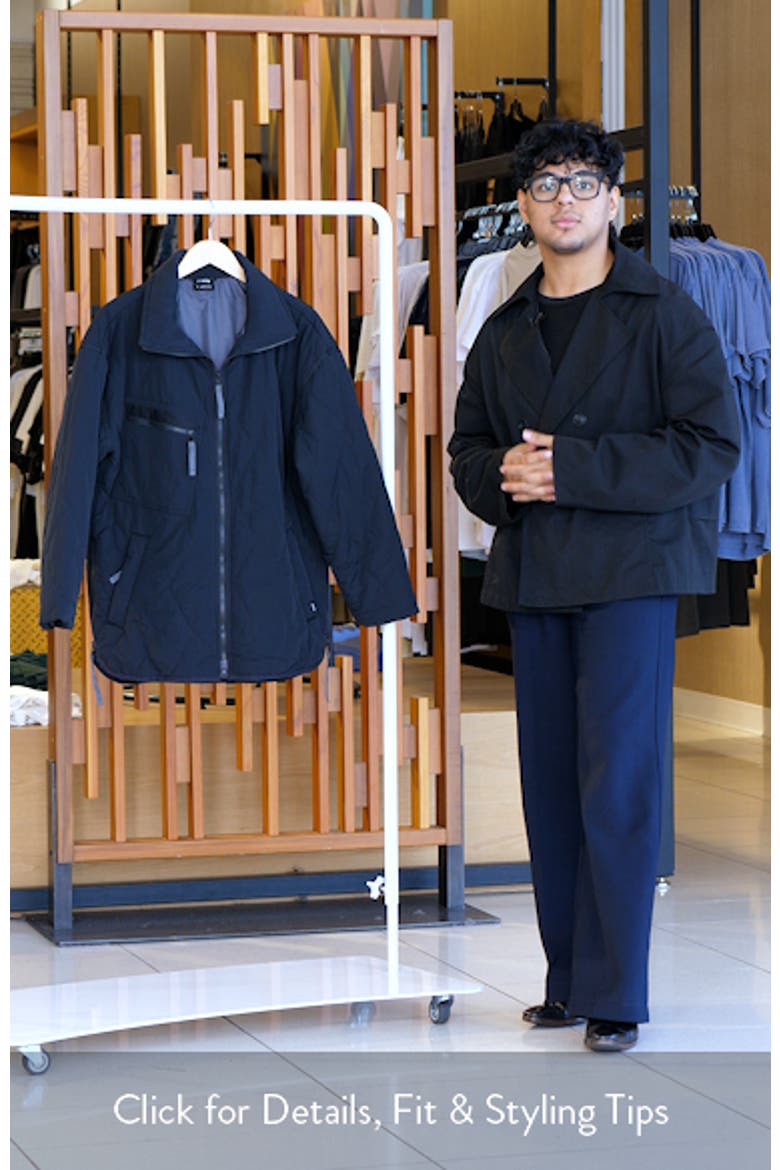 Encinitas Water Repellent Quilted Field Coat video