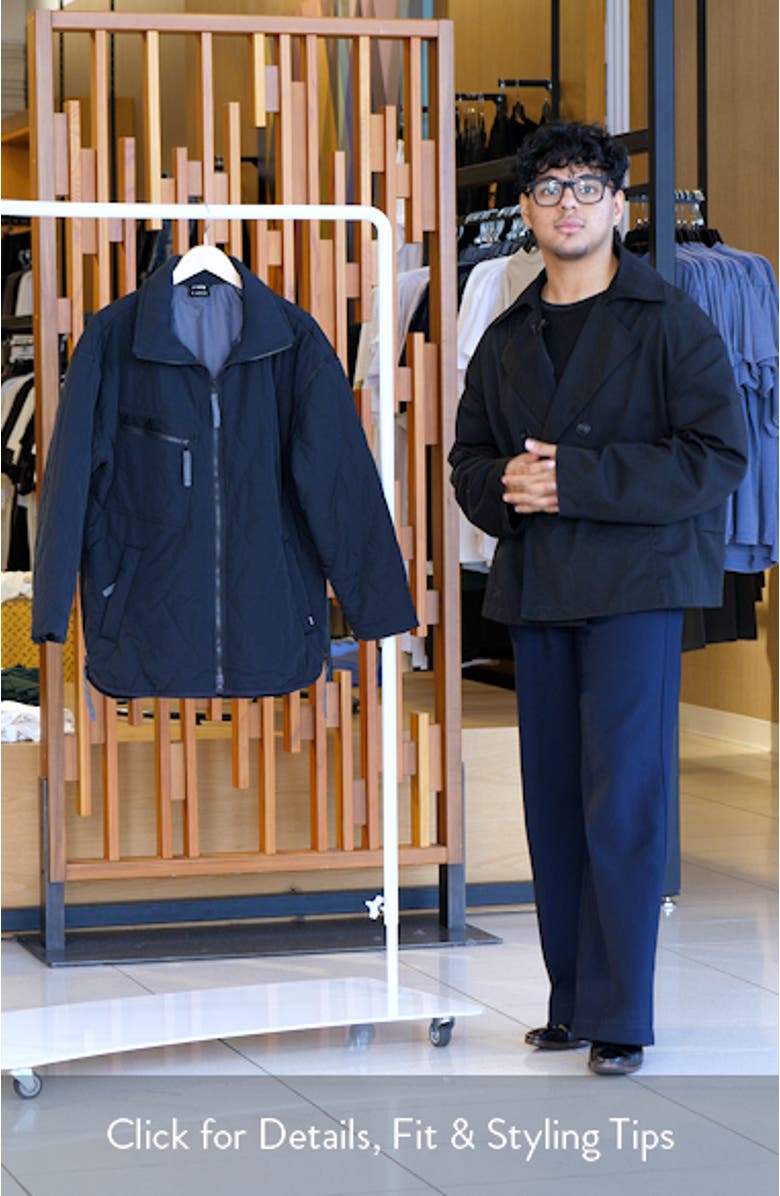 Encinitas Water Repellent Quilted Field Coat, sales video thumbnail