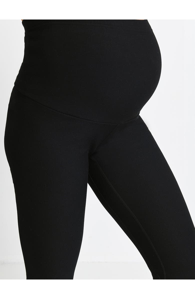 LOVALL Maternity Winter Leggings, Main, color, Black