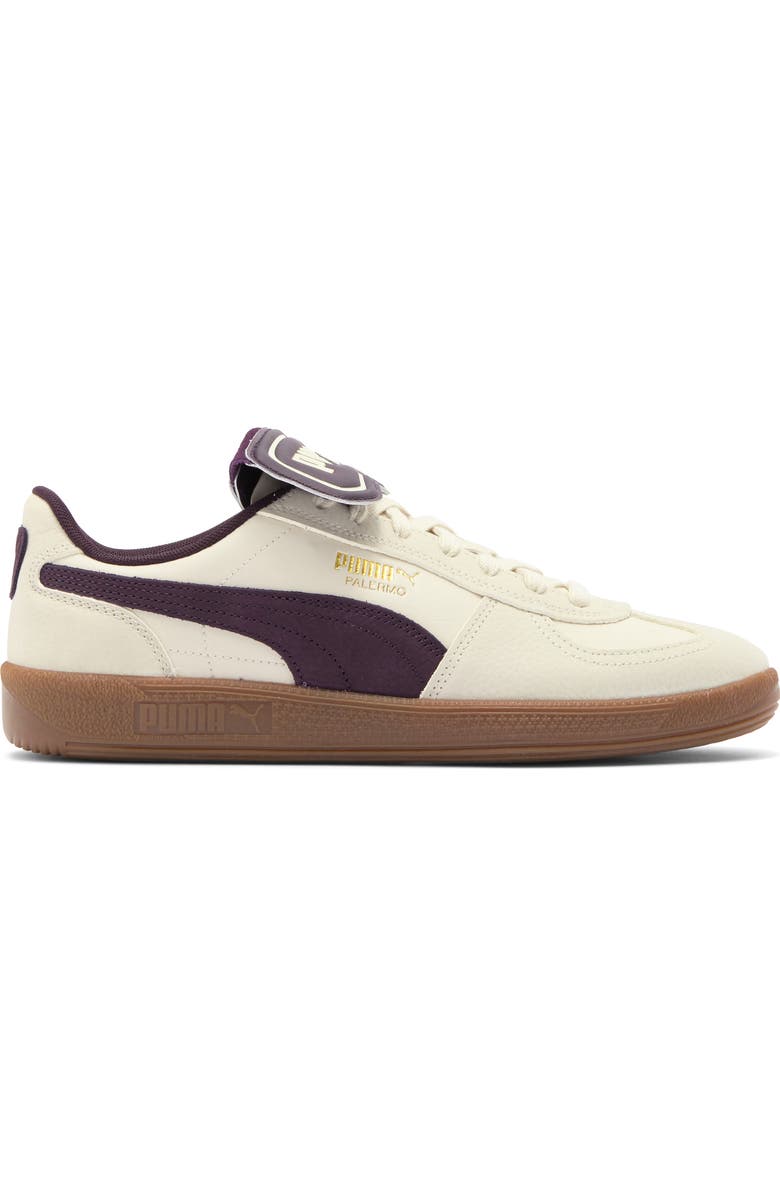 PUMA Palermo Premium Sneaker, Alternate, color, Alpine Snow-Midnight Plum