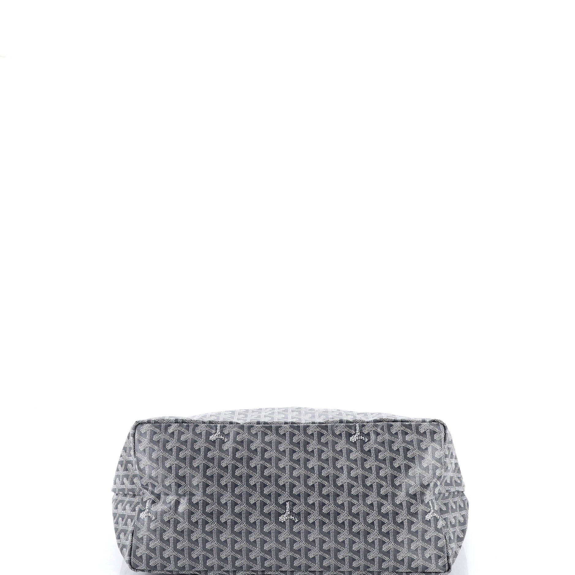 Pre-Owned Goyard Saint Louis Tote Coated Canvas GM, Alternate, color, Gray