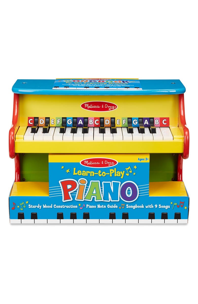Melissa & Doug 'Learn-to-Play' Piano, Main, color,