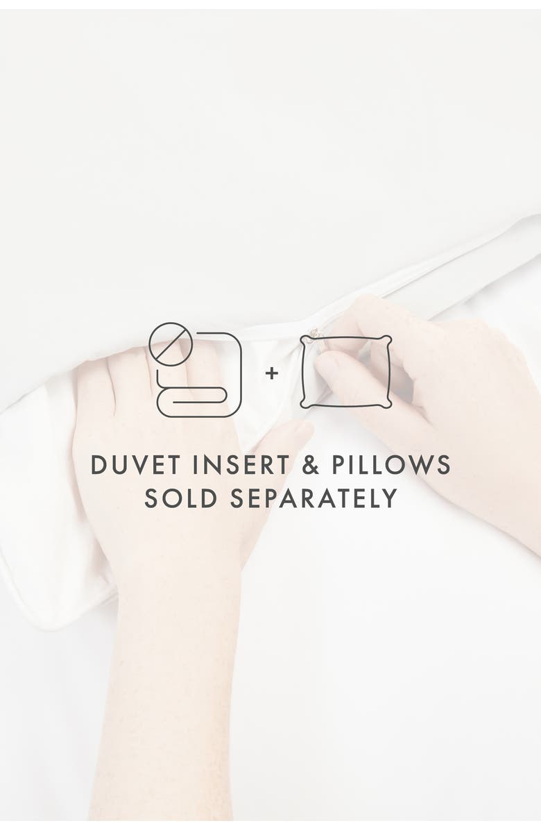 HOMESPUN Home Collection Premium Ultra Duvet Set - Clay, Alternate, color, Clay