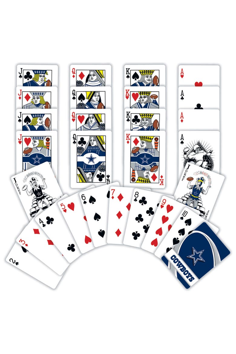 Dallas Cowboys Playing Cards, Alternate, color, Multicolor