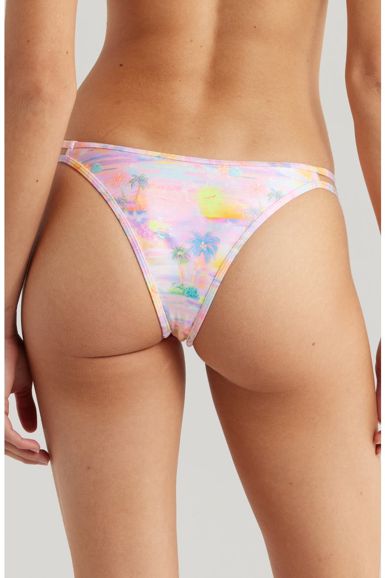 Strappy Bikini Bottoms, Alternate, color, SUNSET UNIVERSE