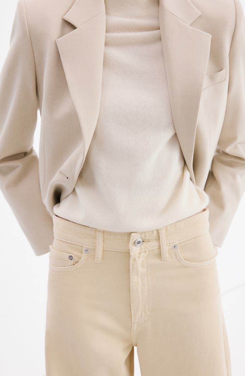 MANGO Wide Leg Jeans, Alternate, color, Vanilla