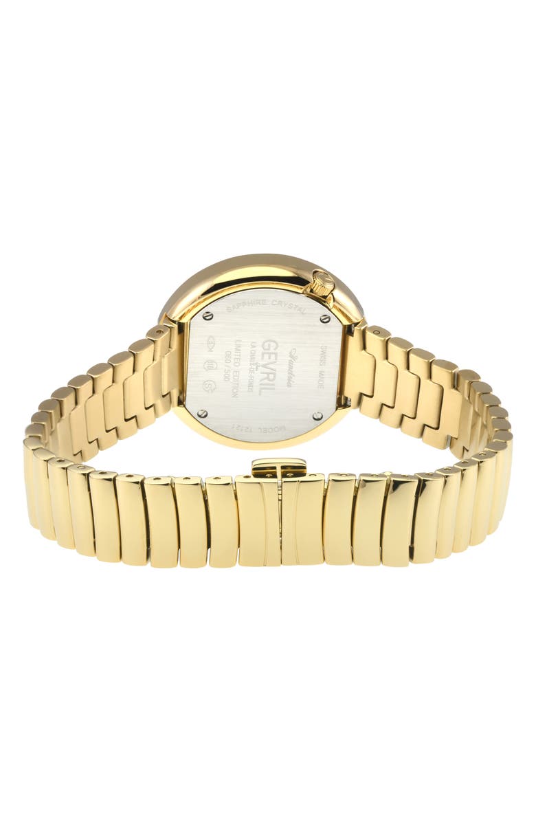 GEVRIL Gandria Diamond Bracelet Watch, 36mm - 0.5ct., Alternate, color, 