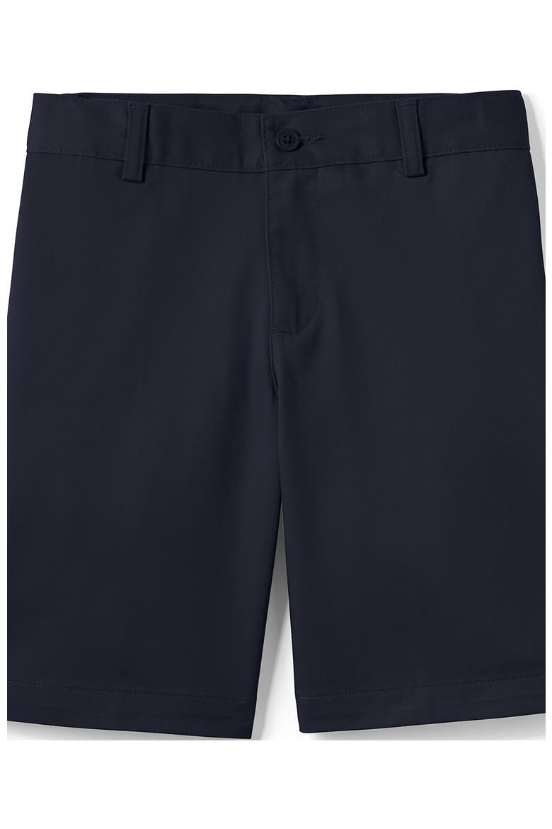 Boys Slim Plain Front Blend Chino Shorts, Alternate, color, Classic Navy