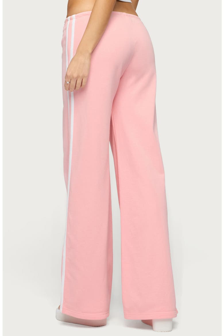 Cammile Contrast Stripe Sweatpants, Alternate, color, LIGHT-PINK
