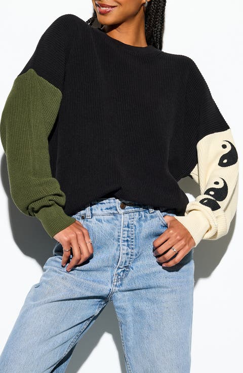Ying Yang Stack Lyric Sweater