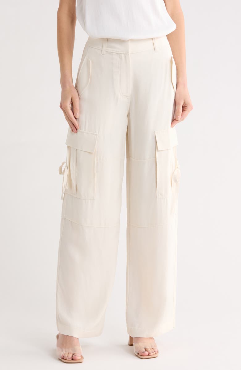 Ulla Johnson Pax Cargo Wide Leg Pants, Main, color, Pristine
