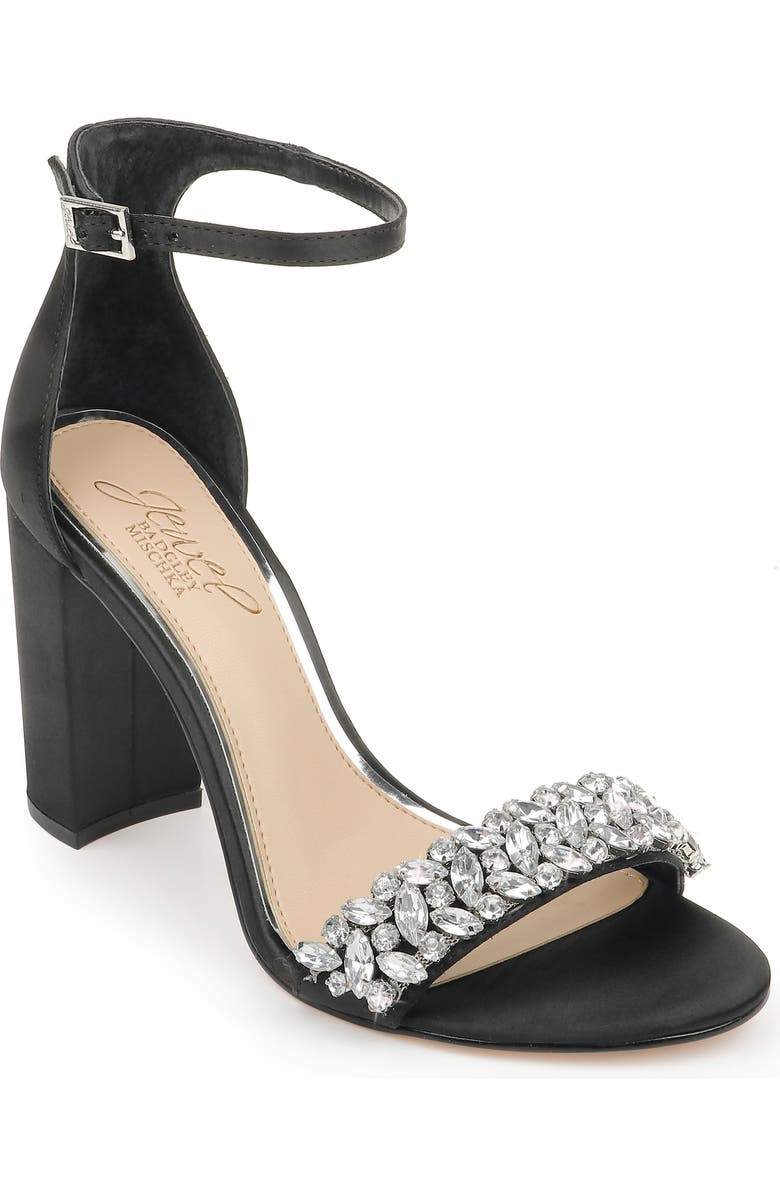 Jewel Badgley Mischka Baldwin Ankle Strap Sandal, Main, color,